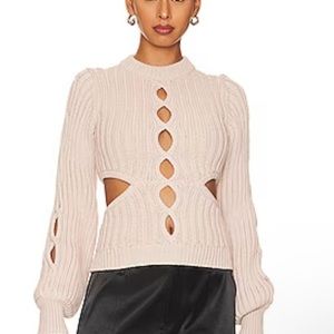 Revolve  sample PRIYA cutout sweater